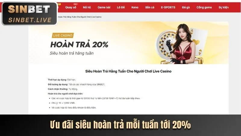 Thưởng nạp lại và sự kiện đặc biệt kubet777